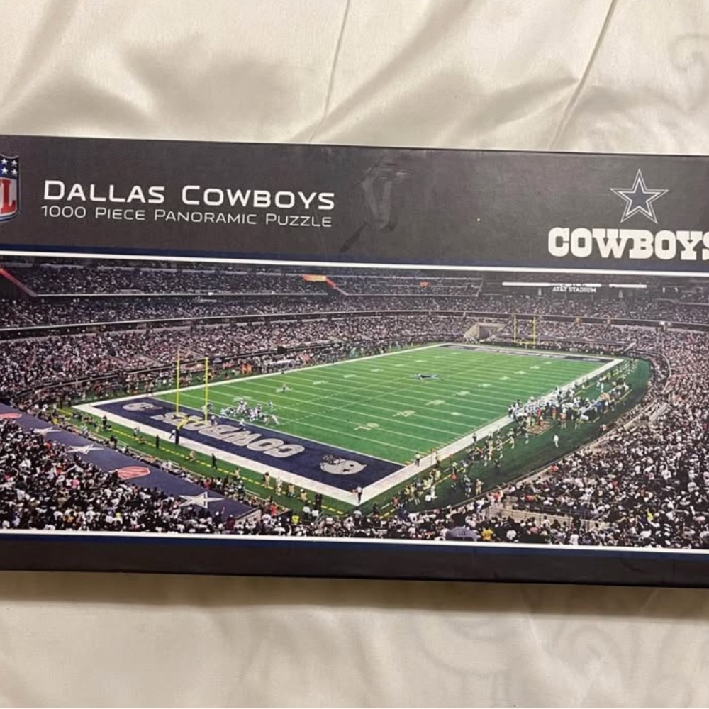 NFL Dallas Cowboys Panoramic Puzzle - Blue and Green